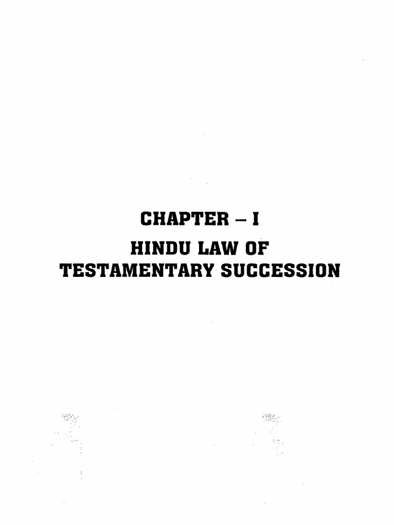 09 - Chapter 2 PDF | PDF | Will And Testament | Intestacy