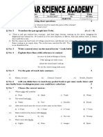 Test-2 1st Year English