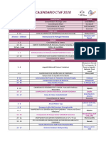 Calendario Ctaf 2020