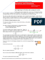 Dynamics and Vibrations - Notes - Free Damped Vibrations