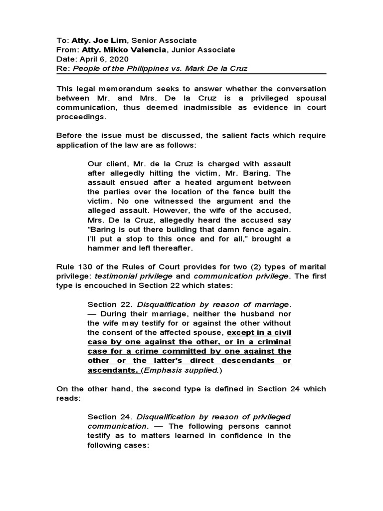 LCSR Legal Memorandum | PDF | Testimony | Marriage