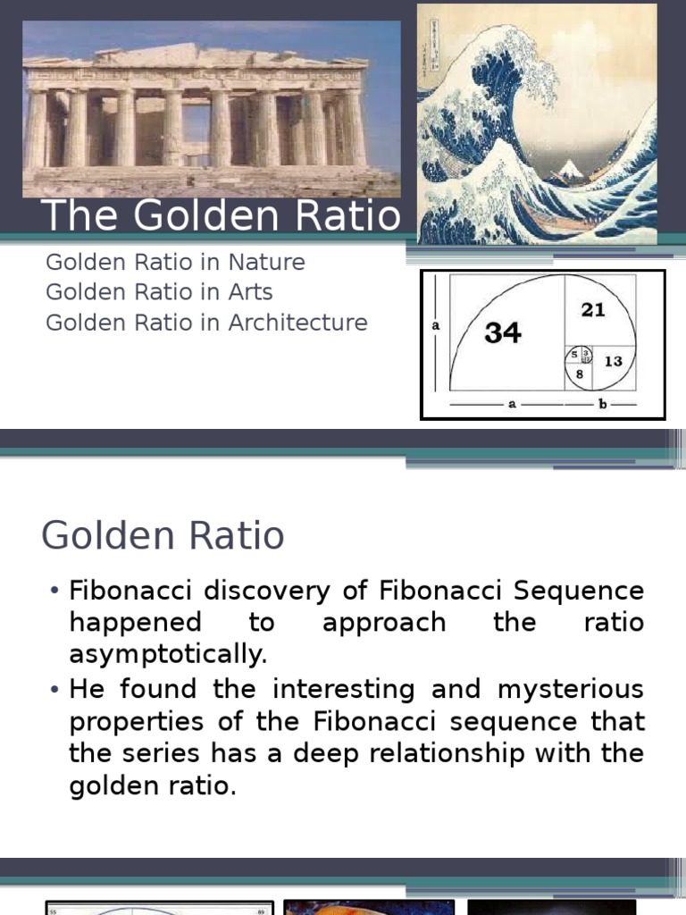 Golden Ratio in Art and Architecture | PDF | Ratio | Elementary Mathematics