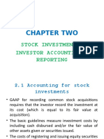 Chapter Two: Stock Investments-Investor Accounting & Reporting