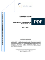 GEMSS-G-05 Rev 03 - Quality Control - Quality Assurance
