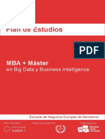 Temario Plan de Estudios - MBA & Master en Big Data