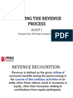 Auditing The Revenue Process: Audit I