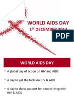 World Aids Day: 1 December 2014