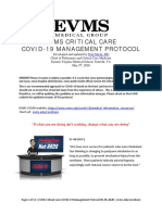 COVID-19 Protocol by EVMS