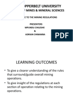 Guide to Mining Regulations