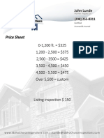 Price Sheet