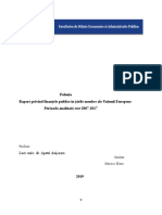 Polonia Raport Privind Finanțele Publice În Țările Menbre Ale Uniunii Europene Perioada Analizată Este 2007-2017