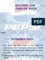 Production and Operation of Pepsi'