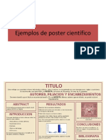 Ejemplos de Poster Cientificos