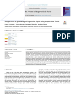 The Journal of Supercritical Fluids: Owen Catchpole, Teresa Moreno, Fernando Montañes, Stephen Tallon