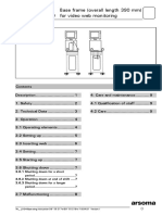 Base Frame (Overall Length 390 MM) For Video Web Monitoring