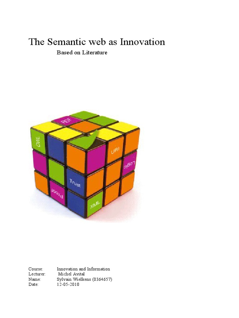 The Semantic Web As Innovation Based On Literature6 | PDF | Semantic ...