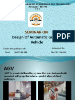 Design of Automatic Guided Vehicle: Seminar On