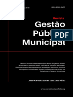 Gestão Pública Municipal - Revista técnica sobre os principais temas da gestão pública