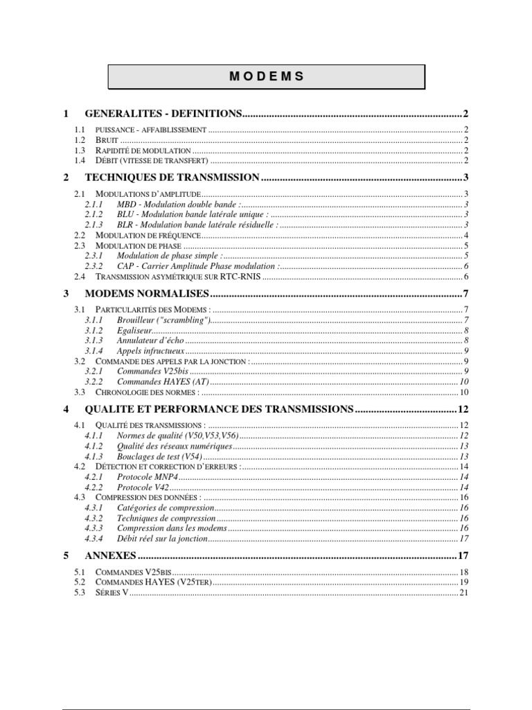 Modems | PDF