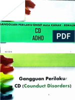 Gangguan Perilaku Onset Masa Kanak Remaja CD ADHD PDF