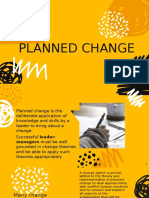 Planned Changed