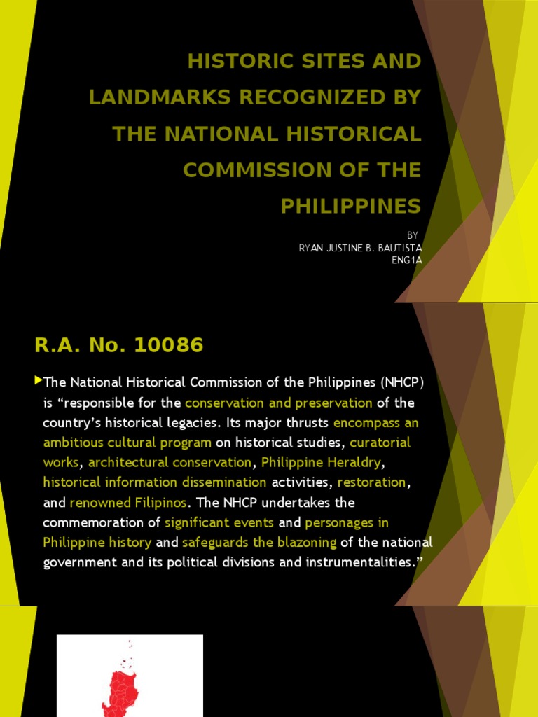 Historic Sites and Landmarks Recognized by The NHCP | PDF | Philippines