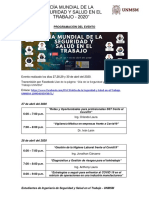 Programación Del Día de SST 2020 - ESST UNMSM