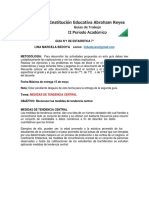 GUIA N°1 Estadistica Grado 7°1. 7°2. 7°3