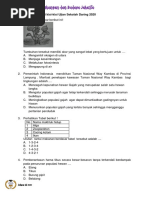 Latihan soal Kisi-kisi US IPA
