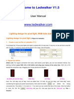 Ledwalker V1.5 Software User Manual