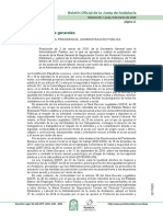Disposiciones Generales: Boletín Oficial de La Junta de Andalucía