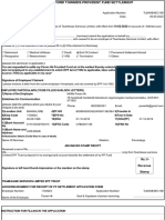 PF Withdrwal Application