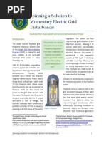 Spinning A Solution To Momentary Electric Grid Disturbances