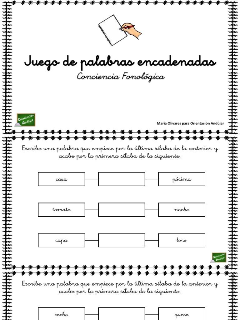 Juego De Palabras Encadenadas