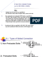 The Types of Bolts:: 8. Design of Bolted Connections (See Section 6.2 BS 5950-1:2000)