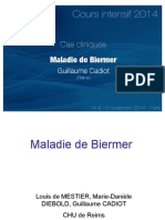 Cas Clinique Maladie de Biermer-Guillaume 2014 (Fait)