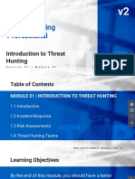 110 Introduction To Threat Hunting