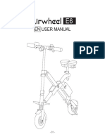 Airwheel E Series User Manual