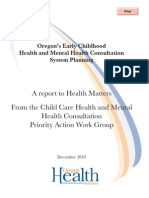 Draft 14 White Paper - Oregon's Health and Mental Health Consultation Systems Planning