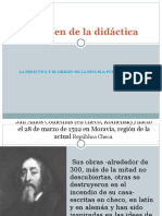 Origen didáctica Comenius