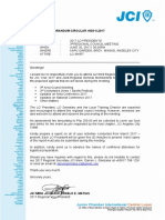 Regional Memorandum - 003 - 3rd Regional Council Meeting