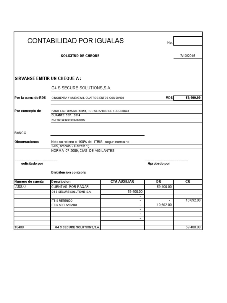 Solicitud Cheques | PDF | Servicios financieros | Contabilidad, image size:768x1024