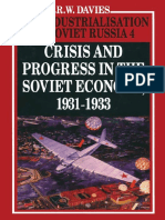 R. W. Davies (Auth.) - The Industrialisation of Soviet Russia 4 - Crisis and Progress in The Soviet Economy, 1931-1933 (1996)