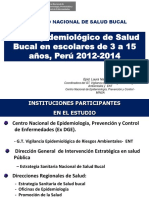 DX Epidemiologico Salud Bucal Peru