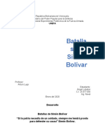 Batallas de Simon Bolivar