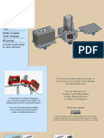 1820 Roller Coaster Train Chassis 83 Pieces: A Custom Model Design by Jason Allemann