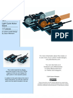 1811 Light Cycle Action Stand 117 Pieces: A Custom Model Design by Jason Allemann
