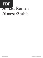 Almost Roman Almost Gothic