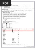 Notes Atoms & Molecules PDF