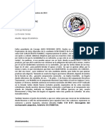 Carta Al Presidente Del Concejo